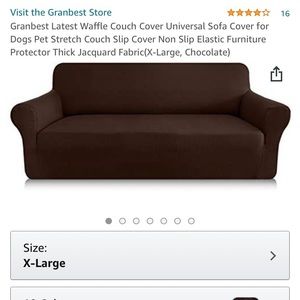 Brown couch cover x-large